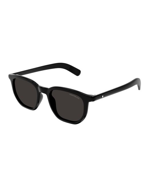 Montblanc Black Mb0352S 001 Sunglasses Squared for men