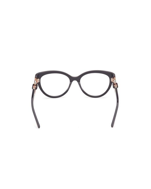 Guess Black Gu50182 001 Optical Frames Acetate Cat Eye Normal
