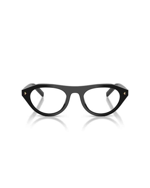 Prada Black Pr B15S 16K60K Sunglasses Acetate Transparent Geometric Normal