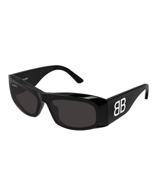 Balenciaga Black Bb0395S 001 Sunglasses Acetate Squared