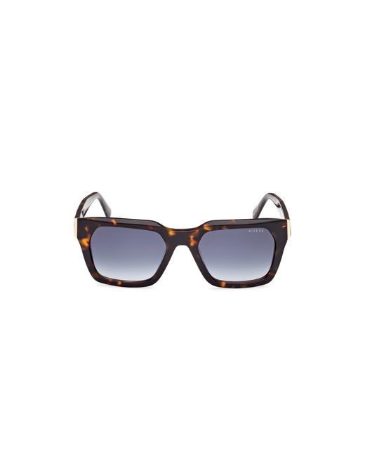 Guess Black Gu00172 52W Sunglasses Acetate Squared Normal for men