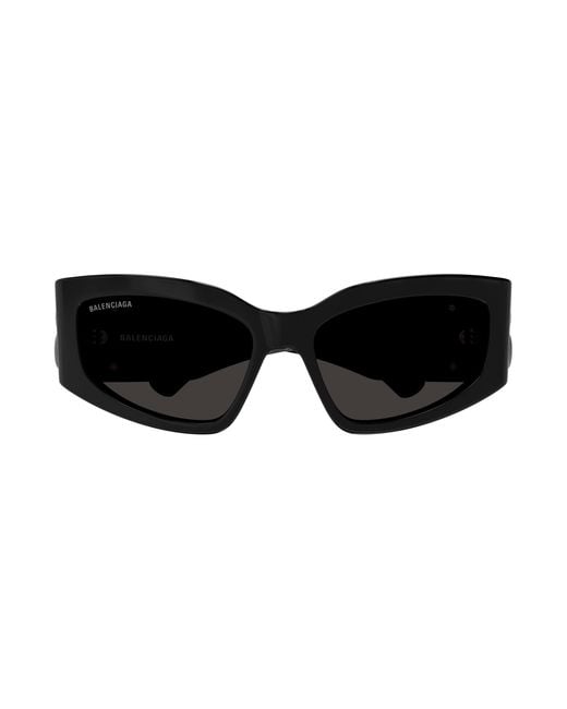 Balenciaga Black Bb0321S 001 Sunglasses Acetate Cat Eye