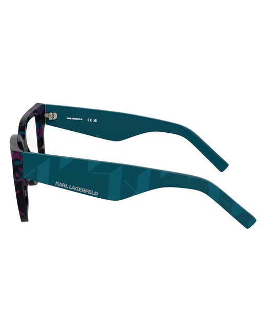 Karl Lagerfeld Black Kl6201 434 Optical Frames Acetate Squared Normal