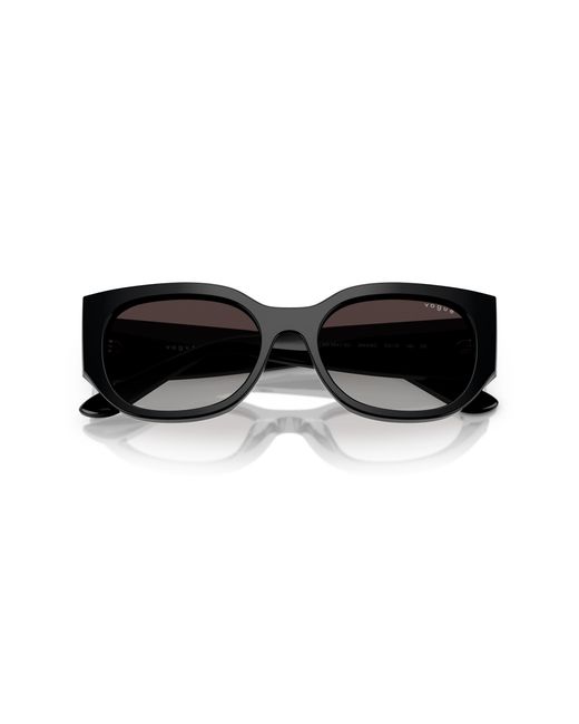 Vogue Eyewear Black Vo5641Su W44/8G Sunglasses Acetate Geometric Normal Shaded