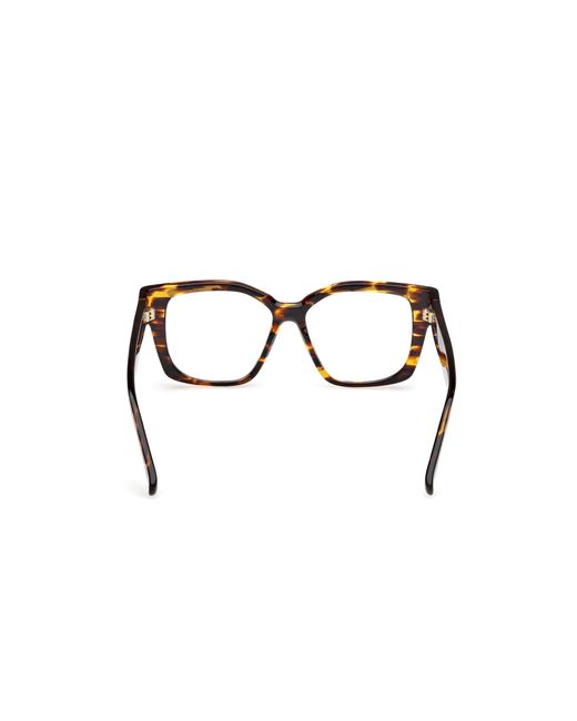 Max Mara Black Mm5184 052 Optical Frames Acetate Geometric Normal