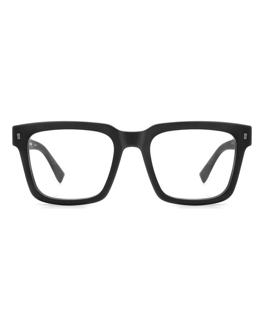 DSquared² Black Icon 0013 003 Optical Frames Acetate Squared for men