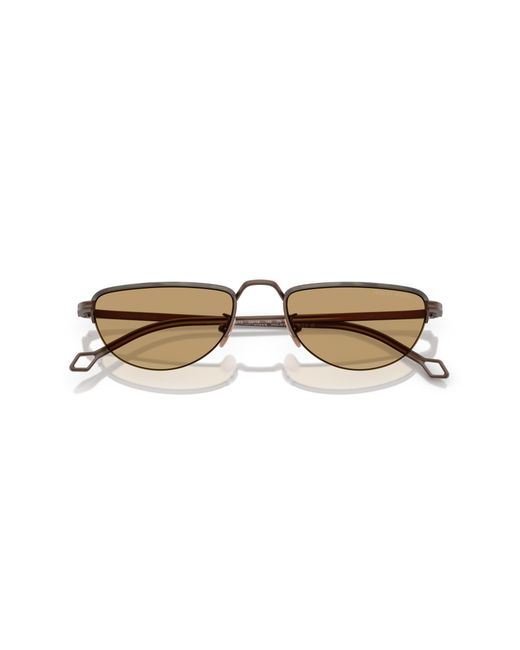 Giorgio Armani Black Ar6166J 300673 Sunglasses Steel Butterfly Normal for men