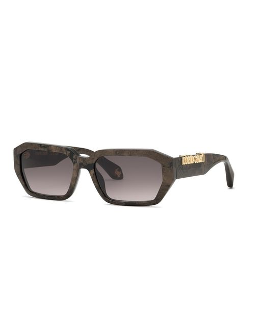Roberto Cavalli Black Src113V 0Anb Sunglasses Acetate Geometric Normal Nuanced