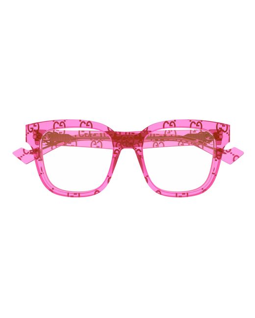 Gucci Black Gg0958O 011 Optical Frames Acetate Transparent Squared