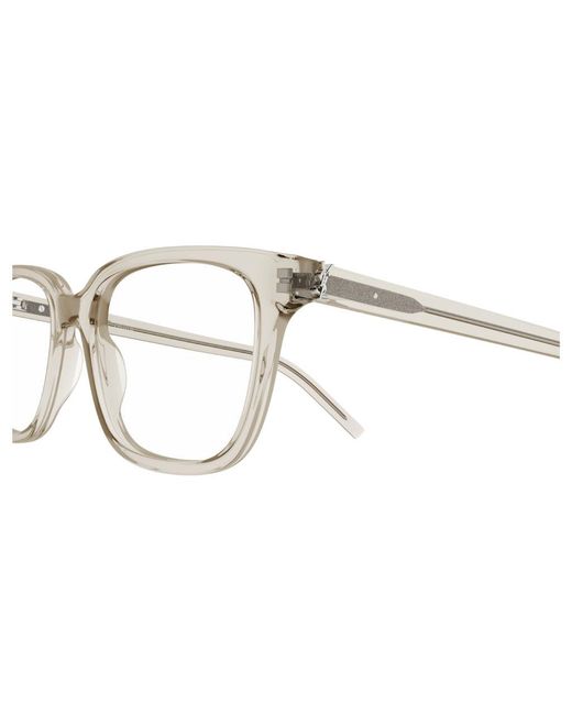 Saint Laurent Black Sl M110/F 006 Optical Frames Acetate Squared