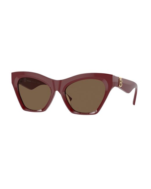 Burberry Black Be4420U 411973 Sunglasses Acetate Cat Eye Normal