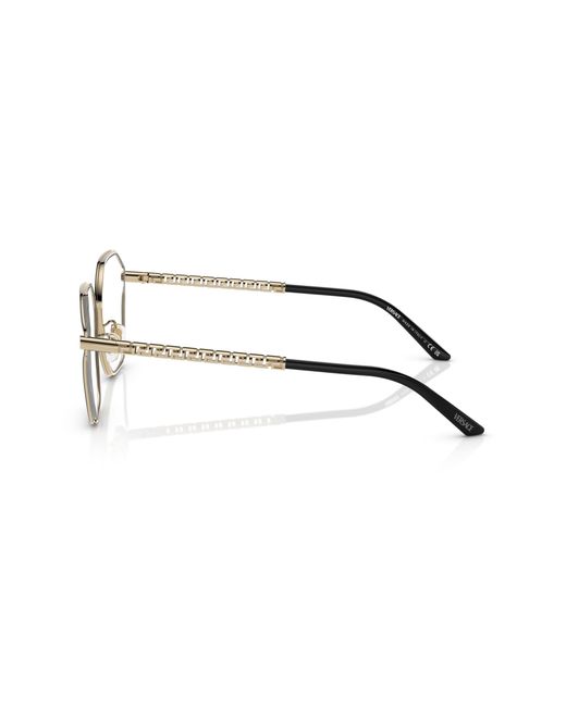Versace Black Ve1299D 1425 Optical Frames Metal Geometric Normal