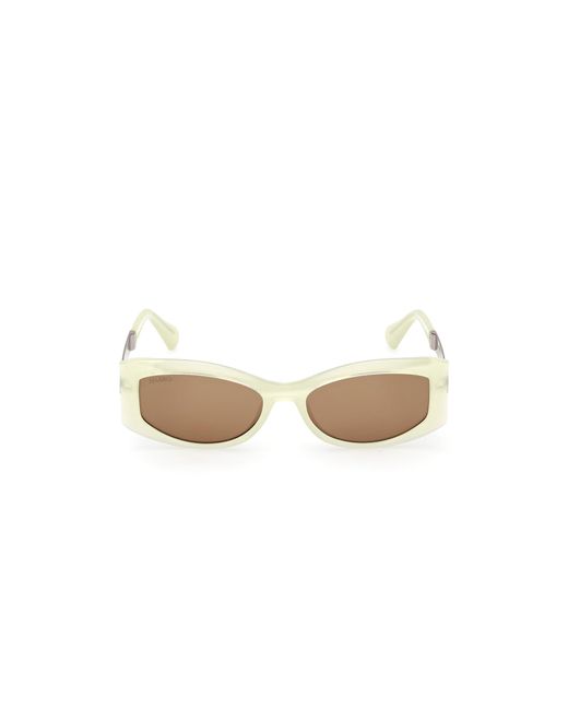 MAX&Co. Black Mo0144 39J Sunglasses Injected Roviex Squared Normal