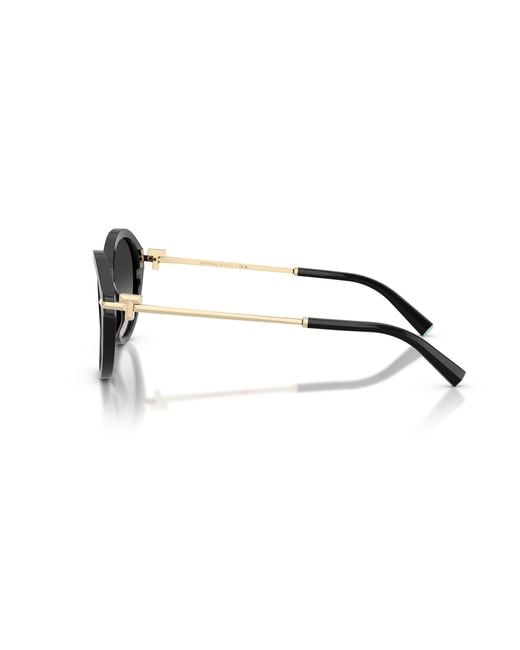 Tiffany & Co Black Tf4259 80013C Sunglasses Acetate Round Normal Nuanced