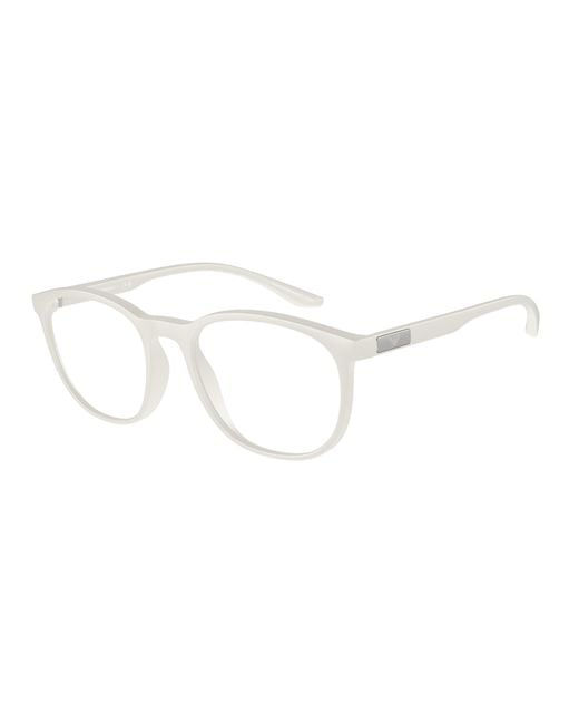 Emporio Armani Black Ea3229 5344 Optical Frames Injected Transparent Pantos Normal for men