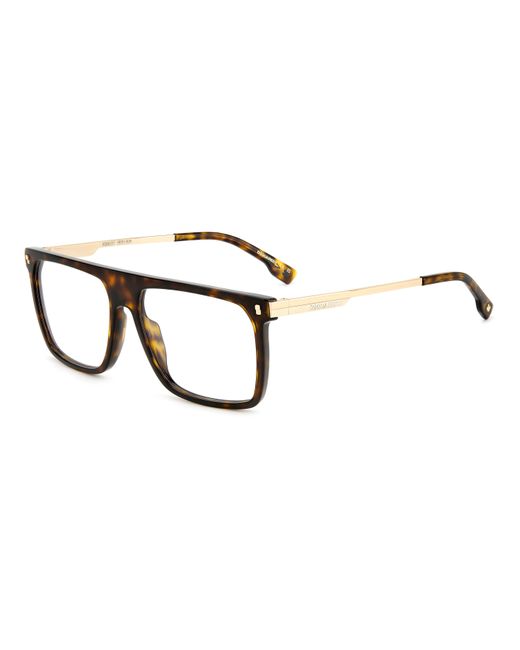 DSquared² Black D2 0122 086 Optical Frames Acetate Squared for men