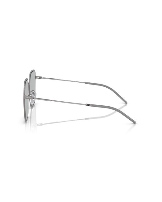 Emporio Armani Black Ea2159D 300387 Sunglasses Metal Squared Normal