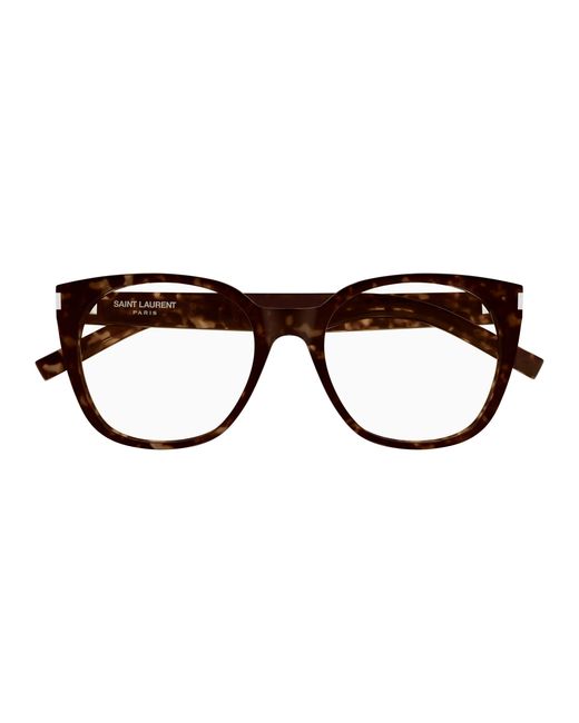 Saint Laurent Black Sl 897 002 Optical Frames Acetate Transparent Cat Eye