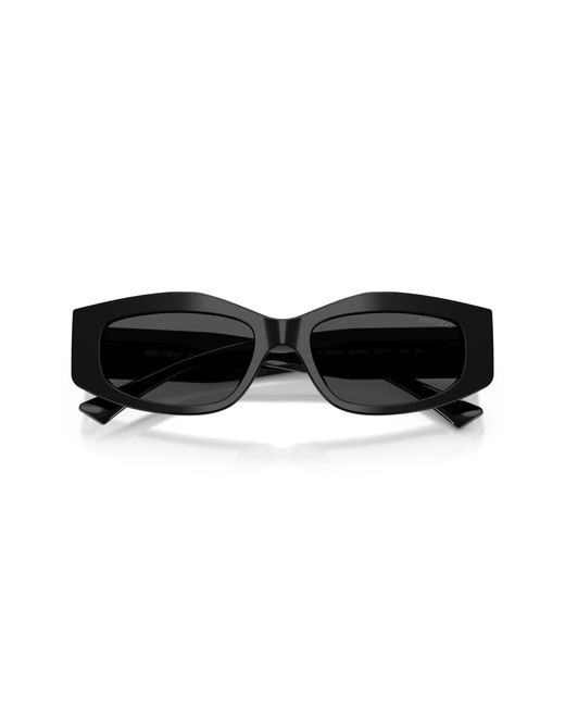 Jimmy Choo Black Jc5046Bu 500087 Sunglasses Acetate Geometric Normal
