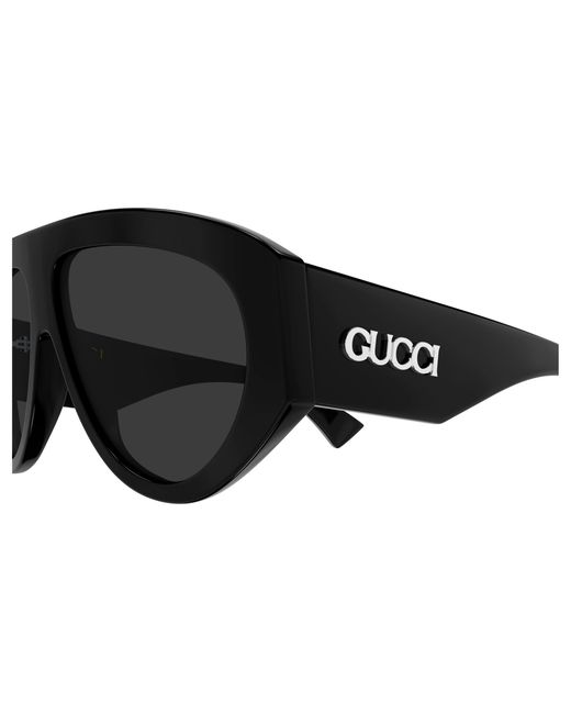 Gucci Black Gg2128S 001 Sunglasses Acetate Pilot for men