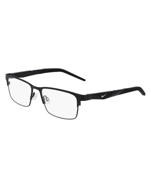 Nike Black 8154 001 Optical Frames Metal Squared Normal Photochromatic for men