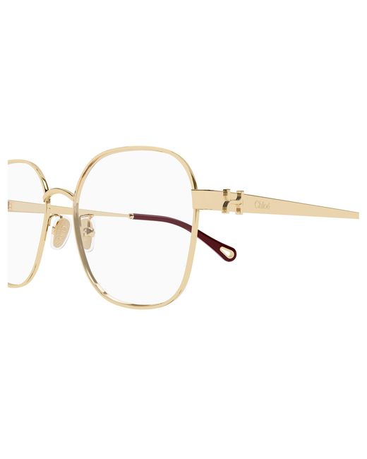 Chloé Black Ch0337Oa 001 Optical Frames Metal Transparent Geometric