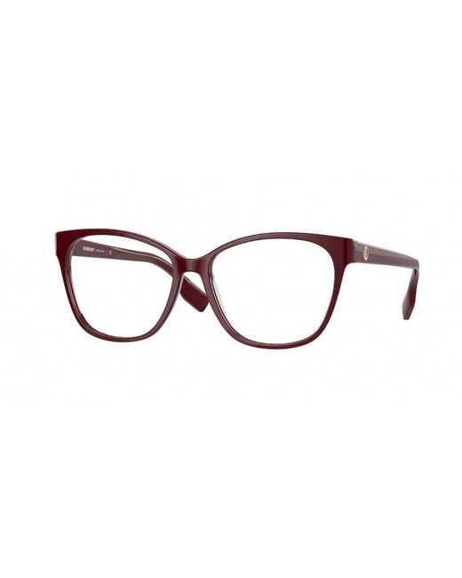 Burberry Black Be2345 Caroline 3403 Optical Frames Acetate Transparent Squared Normal