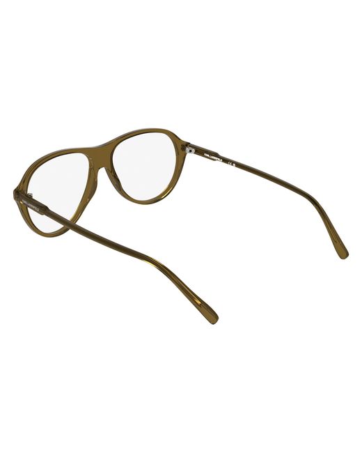 Karl Lagerfeld Black Kl6217 210 Optical Frames Acetate Pilot Normal