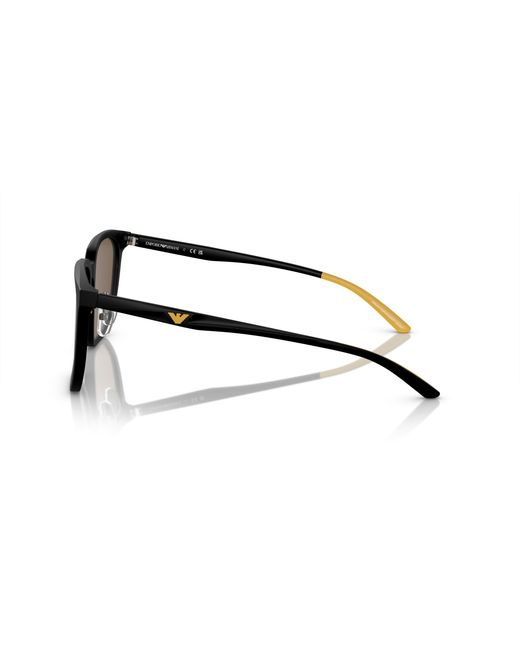 Emporio Armani Black Ea4215D 500173 Sunglasses Acetate Squared Normal for men