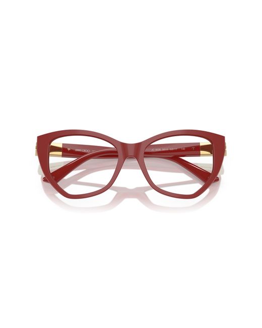 Jimmy Choo Black Jc3026 5013 Optical Frames Acetate Geometric Normal