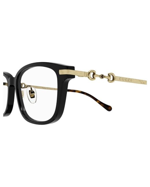 Gucci Black Gg1129Oj 001 Optical Frames Acetate Squared