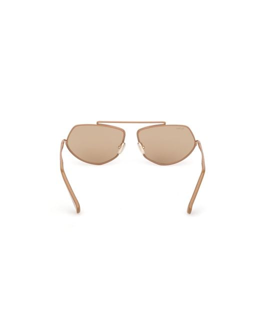 Max Mara Black Mm0165 Joey 45E Sunglasses Metal Round Normal
