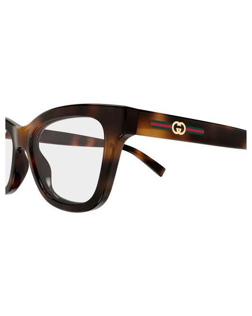 Gucci Black Gg1983O 004 Optical Frames Injected Transparent Cat Eye