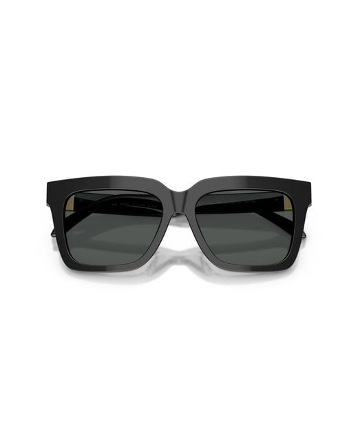 Versace Black Ve4498 Gb1/87 Sunglasses Acetate Squared Normal