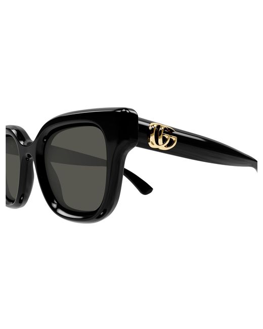 Gucci Black Gg1828S 001 Sunglasses Injected Round