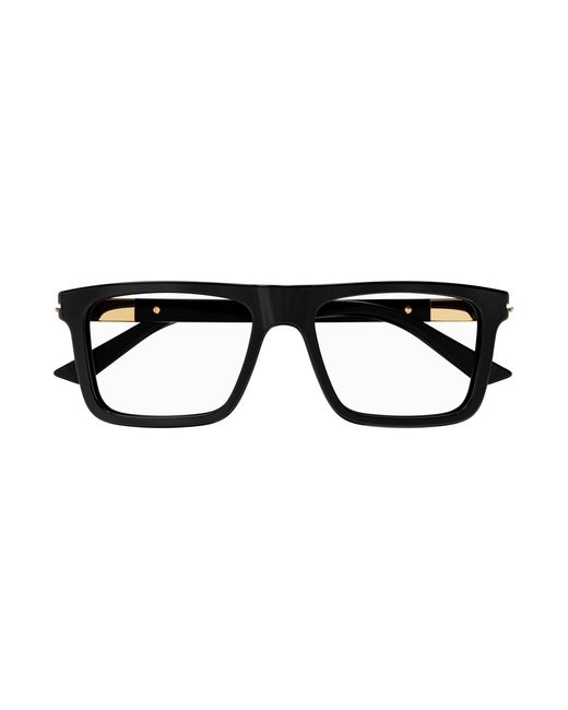 Gucci Black Gg1504O 005 Optical Frames Acetate Transparent Squared for men