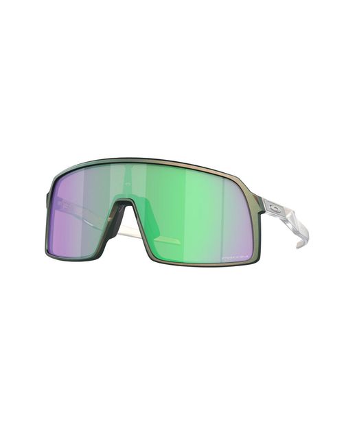 Oakley Green Oo9406 Sutro 9406A2 Sunglasses Plastic Mask Mirrored Prizm for men