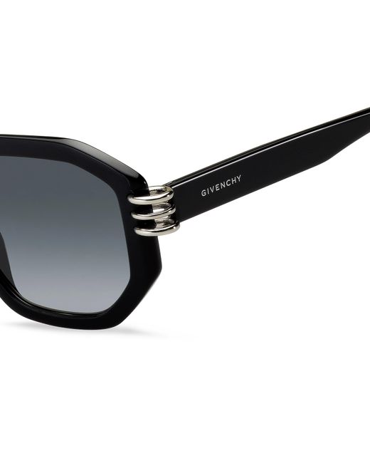 Givenchy Black Gv 7175/G/S 807/9O Sunglasses Acetate Squared Normal Shaded