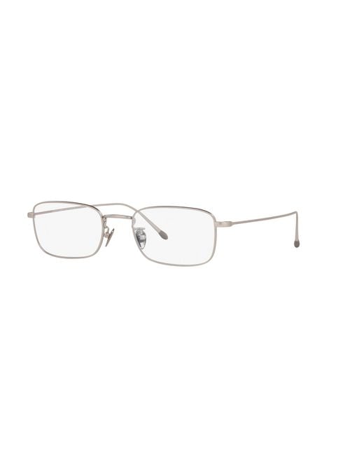 Giorgio Armani Black Ar5096T 3280 Optical Frames Titanium Squared Normal for men
