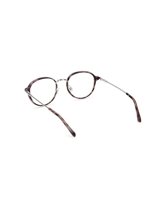 Guess Black Gu50079 020 Optical Frames Injected Round Normal for men