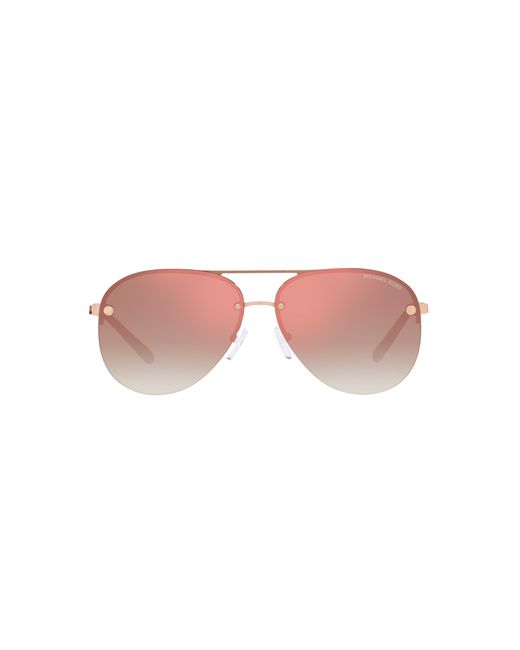 Michael Kors Black Mk1135B East Side 11086F Sunglasses Metal Pilot Normal