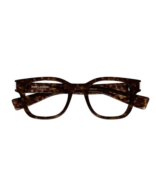 Saint Laurent Black Sl 722 007 Optical Frames Acetate Transparent Squared