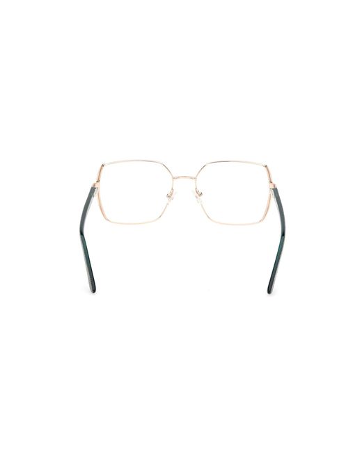 Guess Black Gm50014 098 Optical Frames Metal Squared Normal