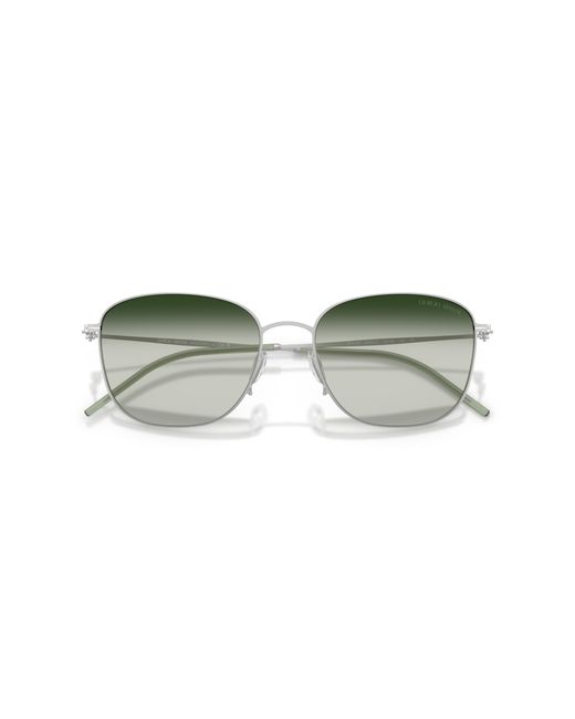 Giorgio Armani Black Ar6168 30457Z Sunglasses Metal Pillow Normal Shaded for men