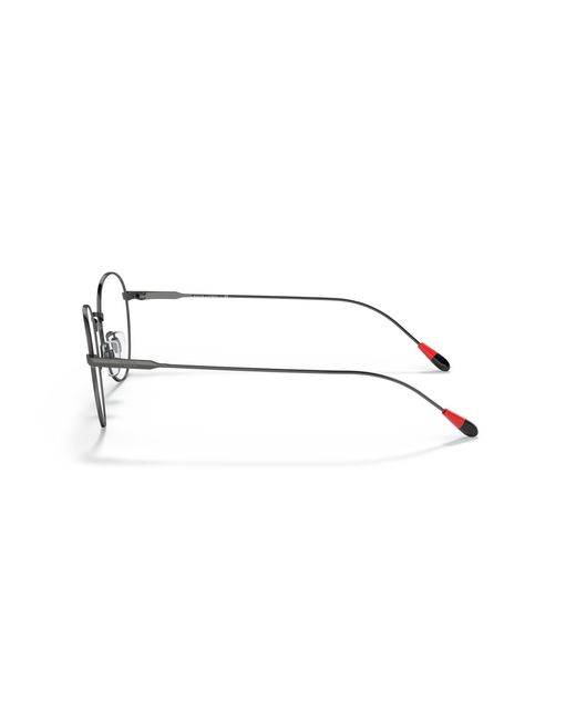 Polo Ralph Lauren Black Ph1208 9157 Optical Frames Metal Round Normal for men