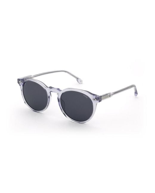 Lozza Black Sl4414 0P52 Sunglasses Acetate Smoke Pantos Normal for men