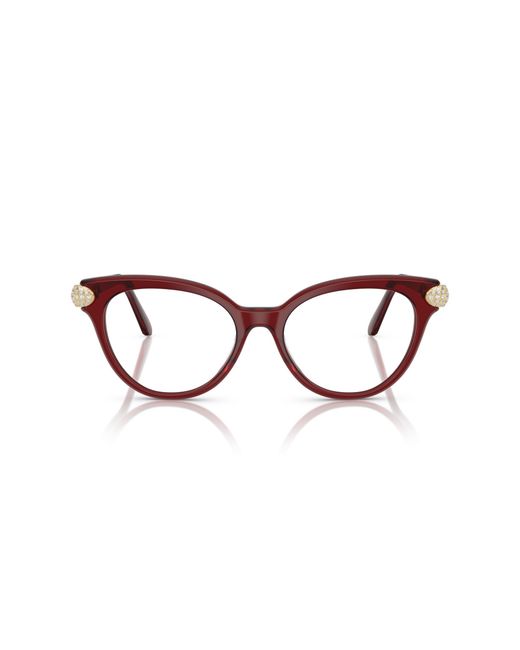 Swarovski Black Sk2046 1073 Optical Frames Acetate Pantos Normal
