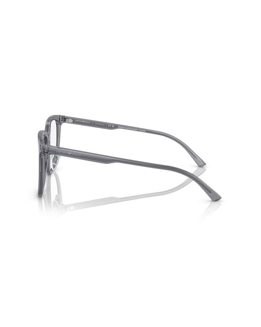 Emporio Armani Black Ea3226D 5029 Optical Frames Acetate Transparent Pillow Normal for men