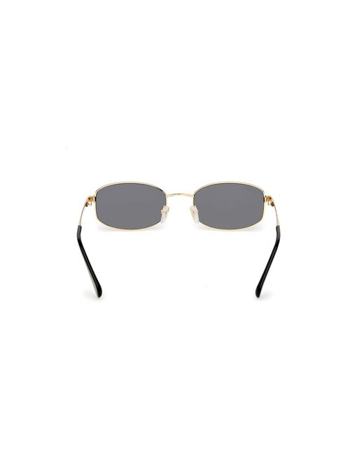 MAX&Co. Black Mo0135 01A Sunglasses Metal Smoke Round Normal