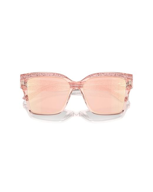 Jimmy Choo Black Jc5003 5039/Z Sunglasses Acetate Pillow Normal Mirror
